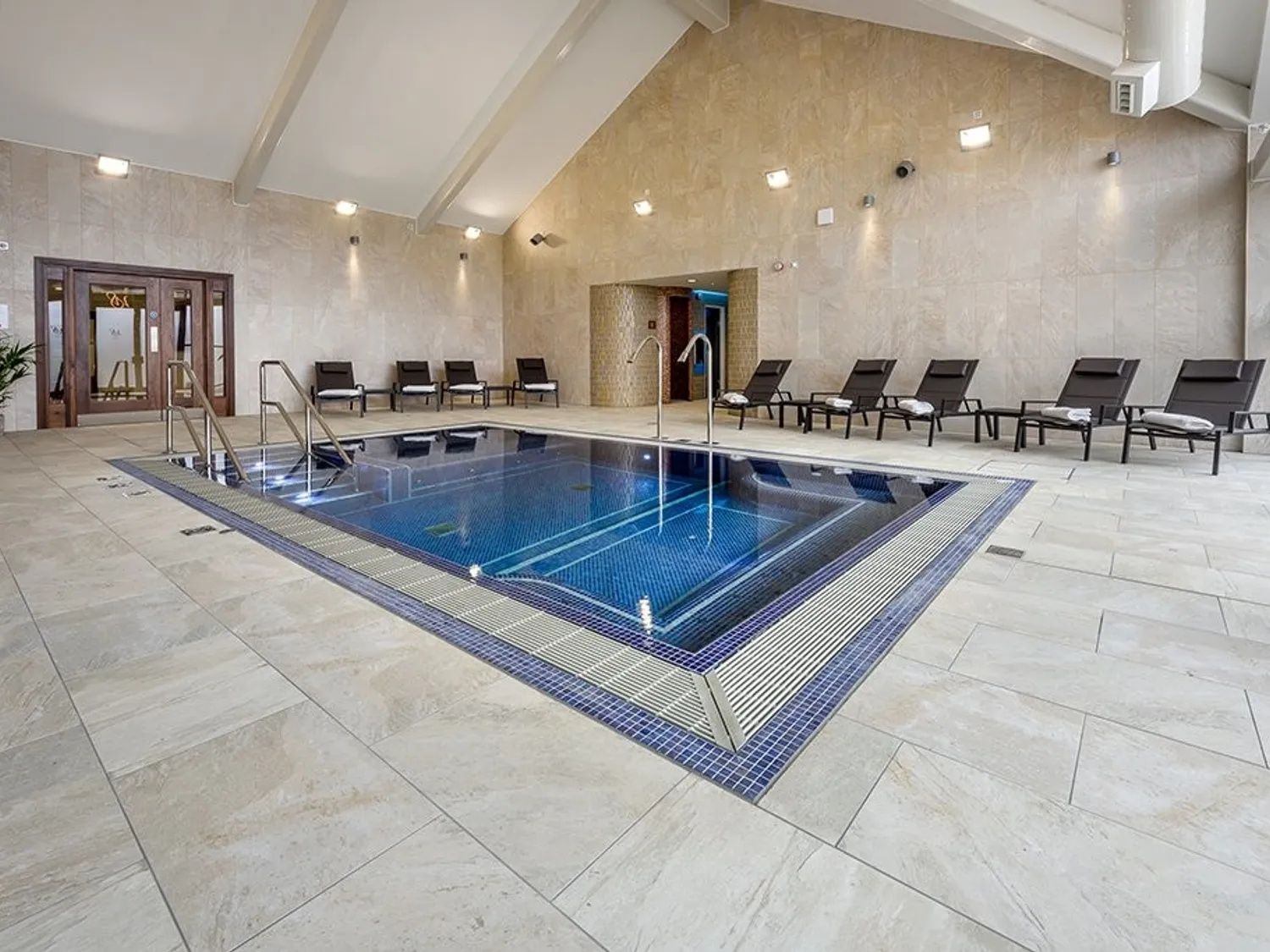 On-site indoor swimming pool